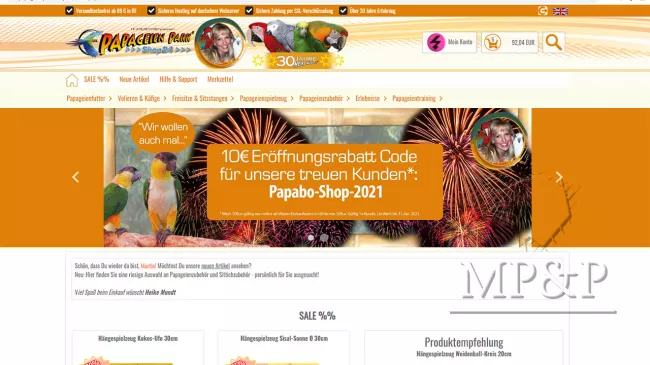 MP&P launcht Responsive Onlineshop