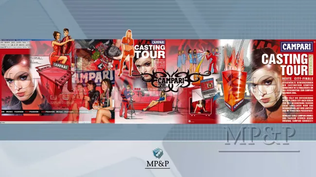 CAMPARI Casting Tour: Online / Offline & POS Kampagne