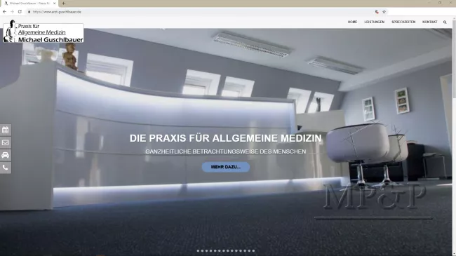 Internetauftritt für Dr. Michael Guschlbauer, Mannheim